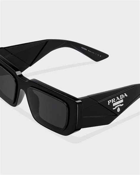 prada spr 15r|Slate Gray Lenses Sunglasses With Prada Logo .